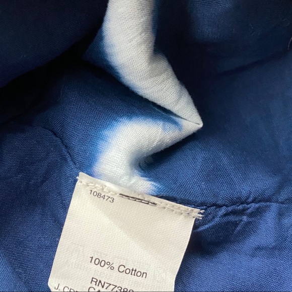 MADEWELL Backyard Indigo Shibori Tie Dye Dress - Picture 9 of 9